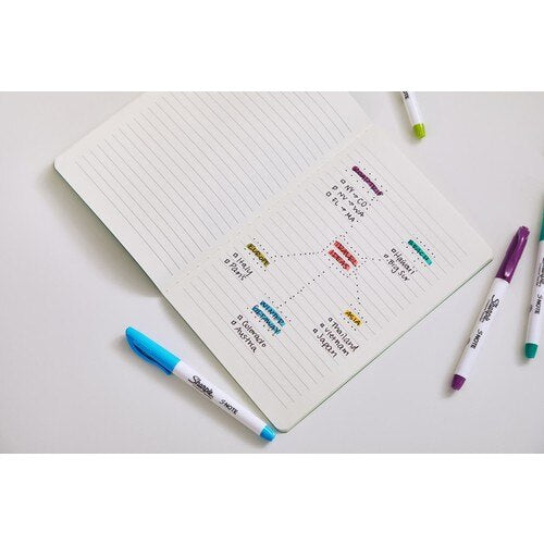 شاربي S-نوت قلم ماركر إبداعي 4 ألوان