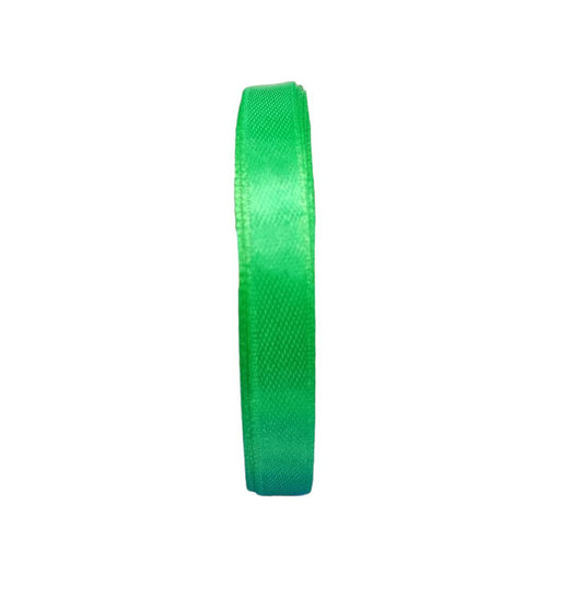 Satin Ribbon 1 Cm Green || ريبون ساتان ١ سم لون اخضر