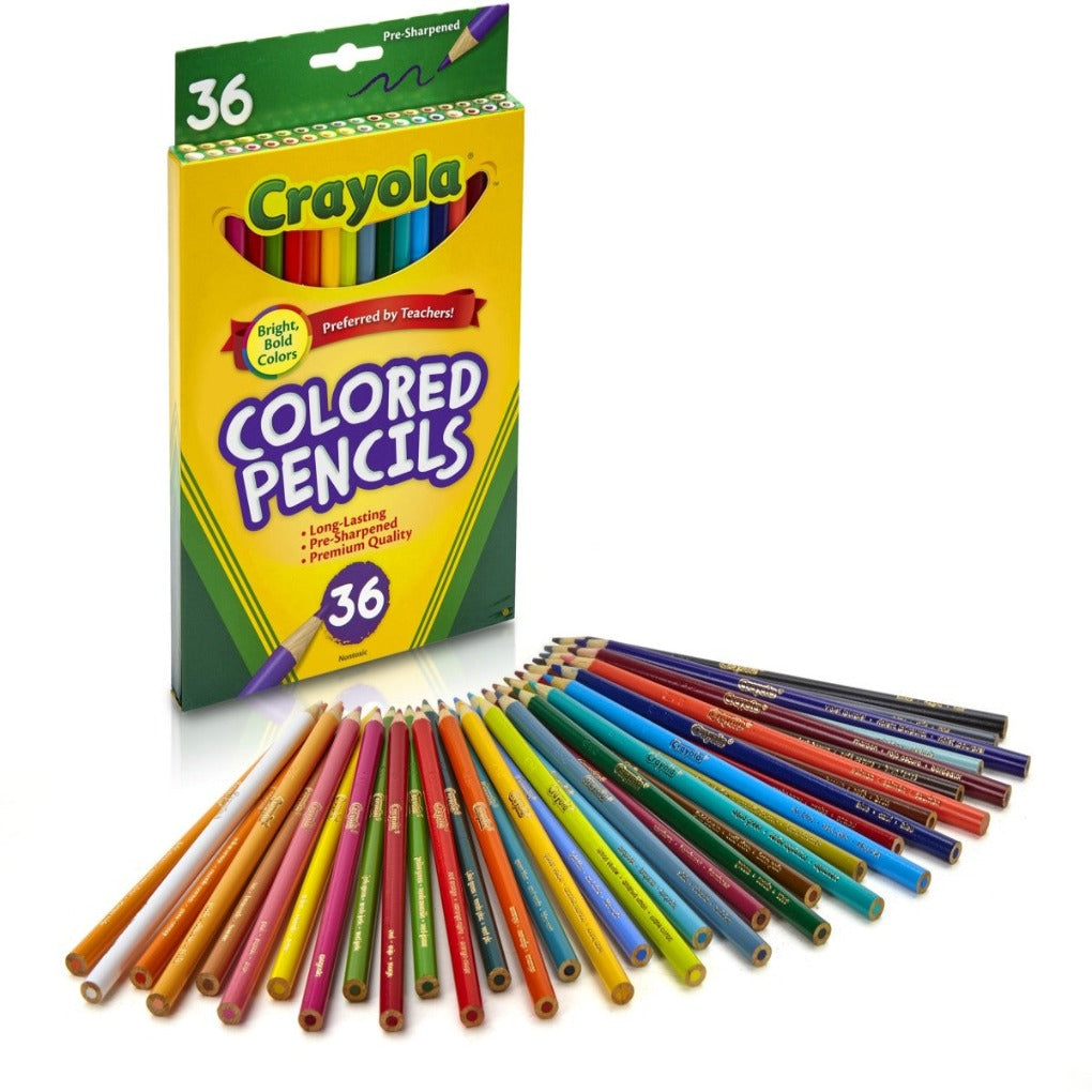 Crayola Colored Pencils 36 Colors || الوان خشبية كرايولا ٣٦ لون