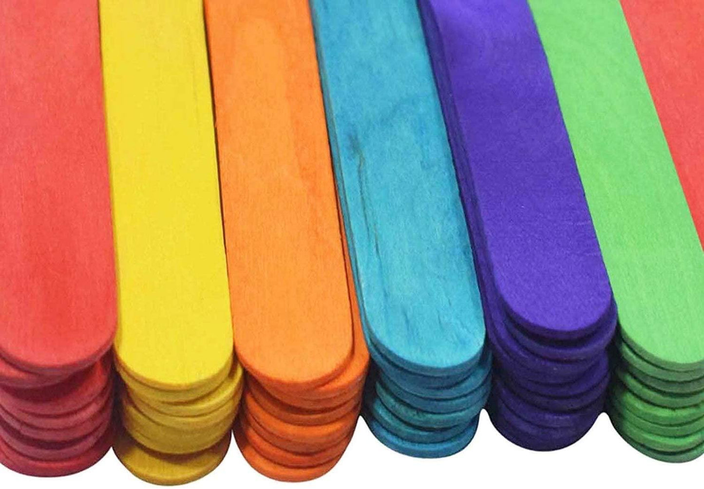 Colored Popsicle Sticks || اعواد خشب ملونة