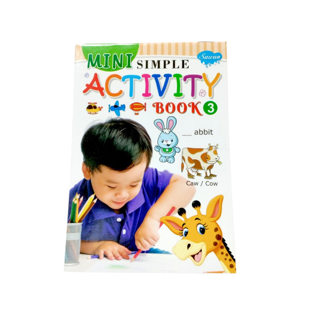 Mini Simple Activity Book 3 || دفتر نشاطات اطفال انجليزي ٣