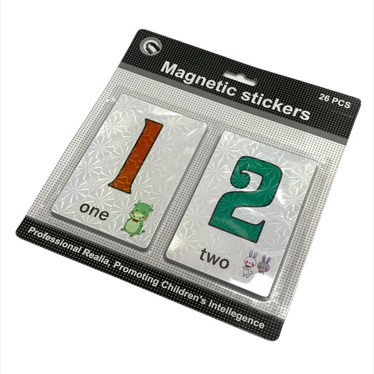 English Numbers Magnetic Cards || بطاقات سبورة ارقام انجليزية مغناطيس للصبورة⁩