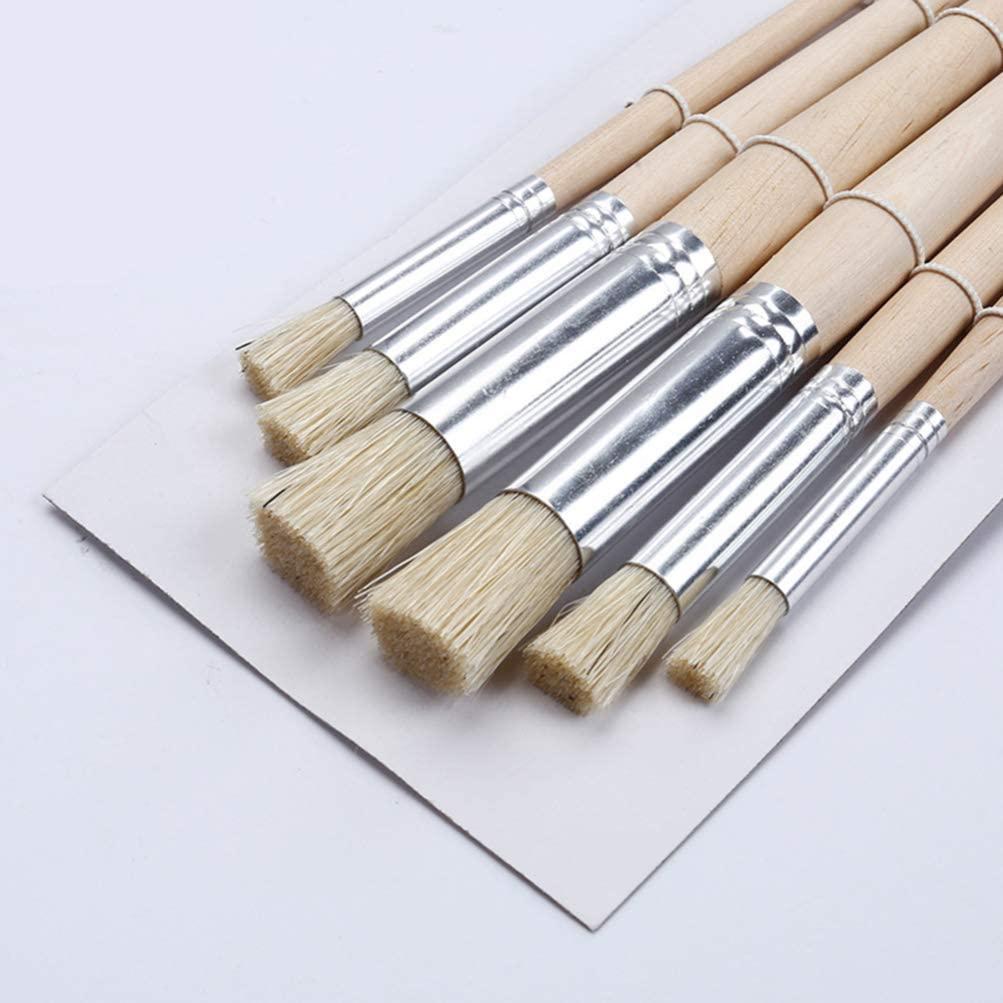 A&T Thick Brush Sets 6 Pcs || مجموعة فرش خشنة 6 فرشة