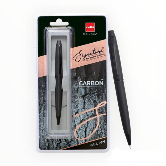 Cello Signature Carbon Roller Ball Pen || قلم سيلو كاربون