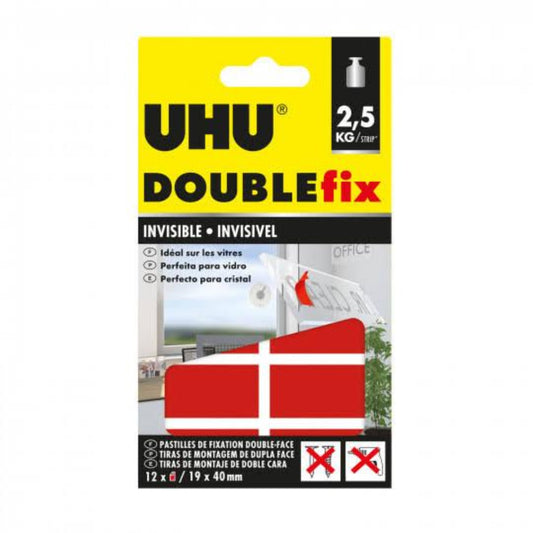 UHU Double Fix Invisible Pads || لازق يوهو دبي فيس مقطع