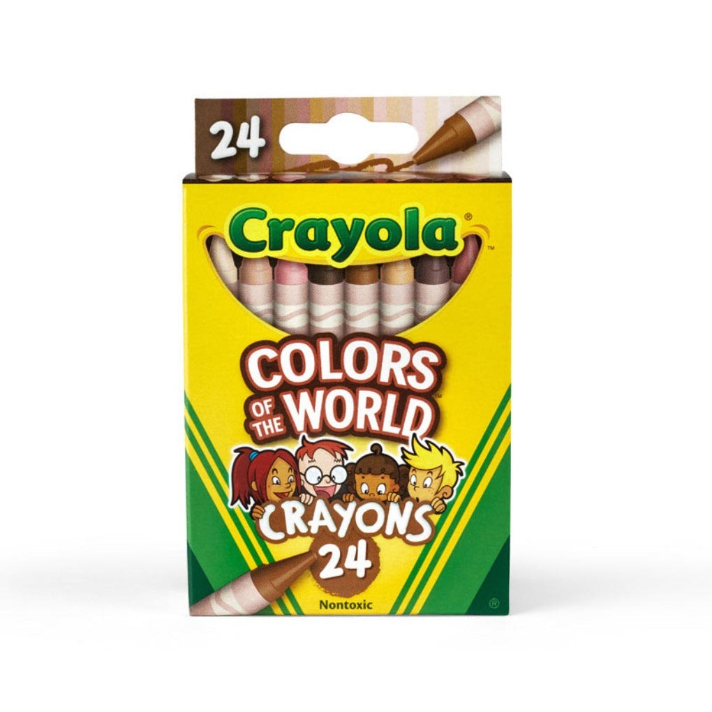 Crayola Skin Tone Crayons 24 Colors || الوان شمعية كرايولا درجات البشرة ٢٤ لون