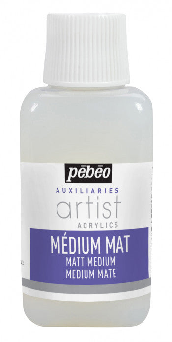 Pebeo Medium Matt Acrylic Varnish 250 ml || ورنيش بيبيو مطفي متوسط حجم ٢٥٠ مل