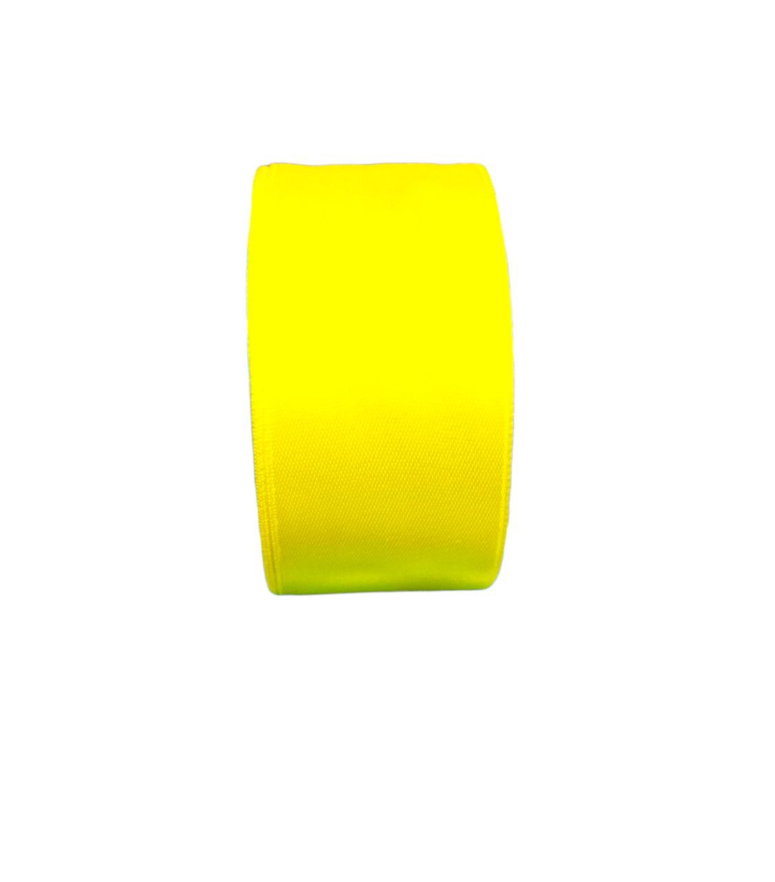 Satin Ribbon 4 Cm Yellow || ريبون ساتان ٤ سم لون اصفر 