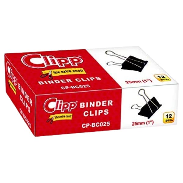 Clipp Binder Clips 25 mm || كليبس ورق ٢٥ مم