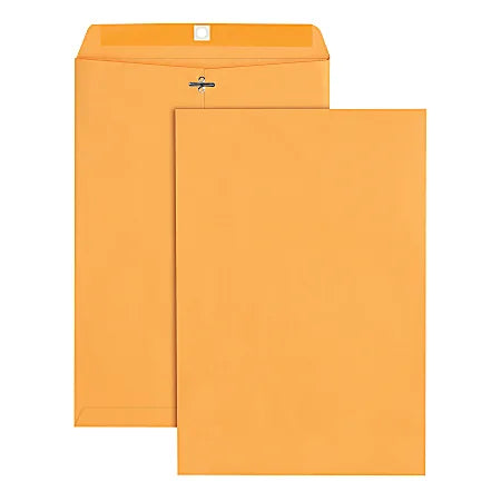 Bi Trust Plain Ribbed Manilla Envelopes Brown Color 15*10” 50 pc Pack || اظرف سادة لون بني مقاس ١٠*١٥ انش باكيت ٥٠ حبة⁩⁩