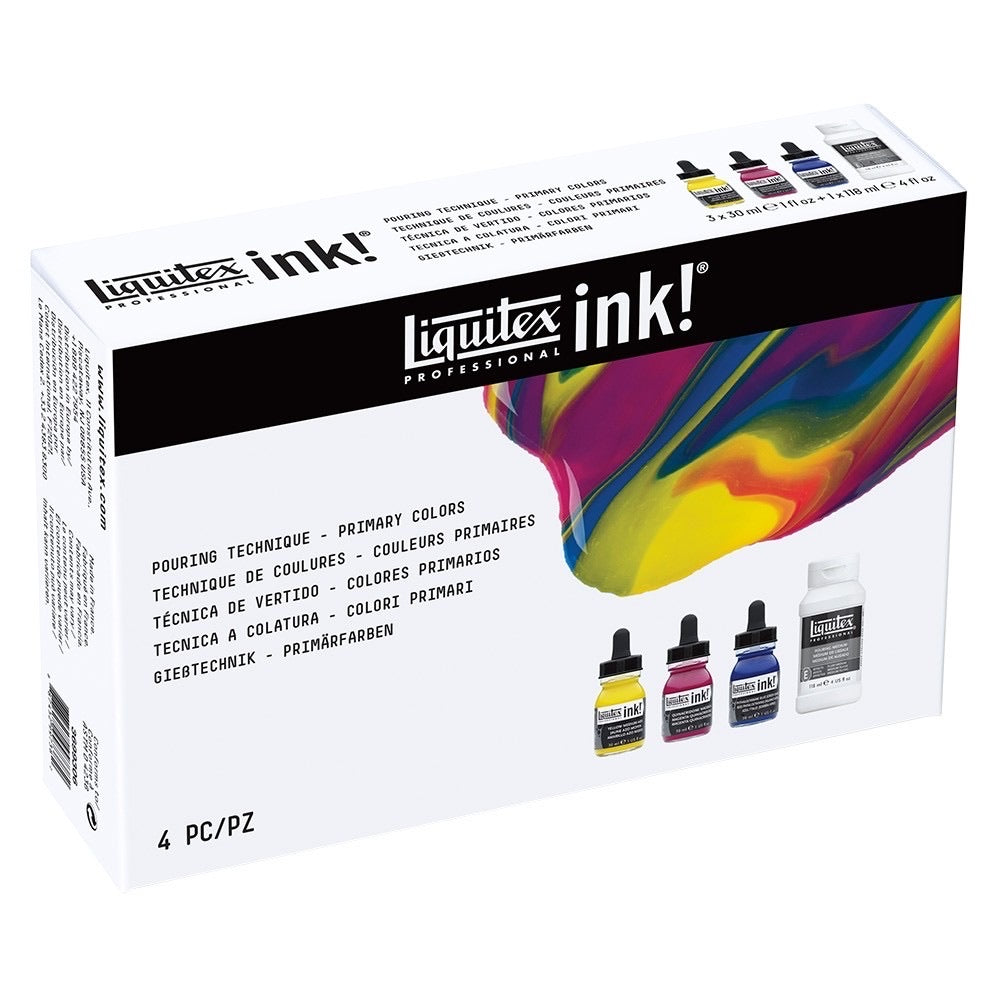 Liquitex Pouring Acrylic Ink || الوان اكريليك سكب ليكويتيكس