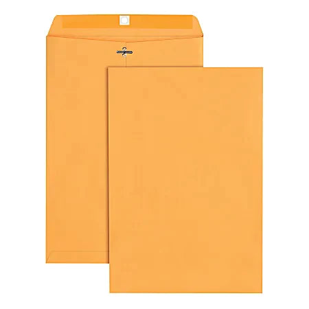 Bi Trust Plain Ribbed Manilla Envelopes Brown Color 16*12 50 pc Pack || اظرف سادة لون بني مقاس ١٦*١٢ انش باكيت ٥٠ حبة⁩⁩⁩