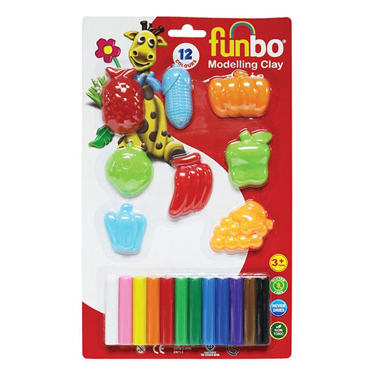 Funbo Modeling Clay 12 Colors || طين صلصال فنبو ١٢ لون