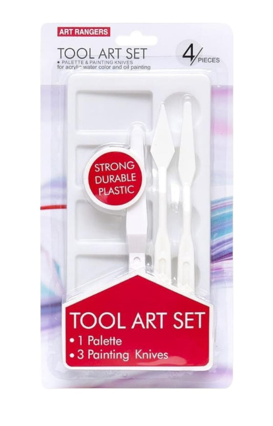 Art Rangers Tool Art Set 4 pcs || مجموعة سكين رسم مكشطة أرت رينجرز ٤ قطع
