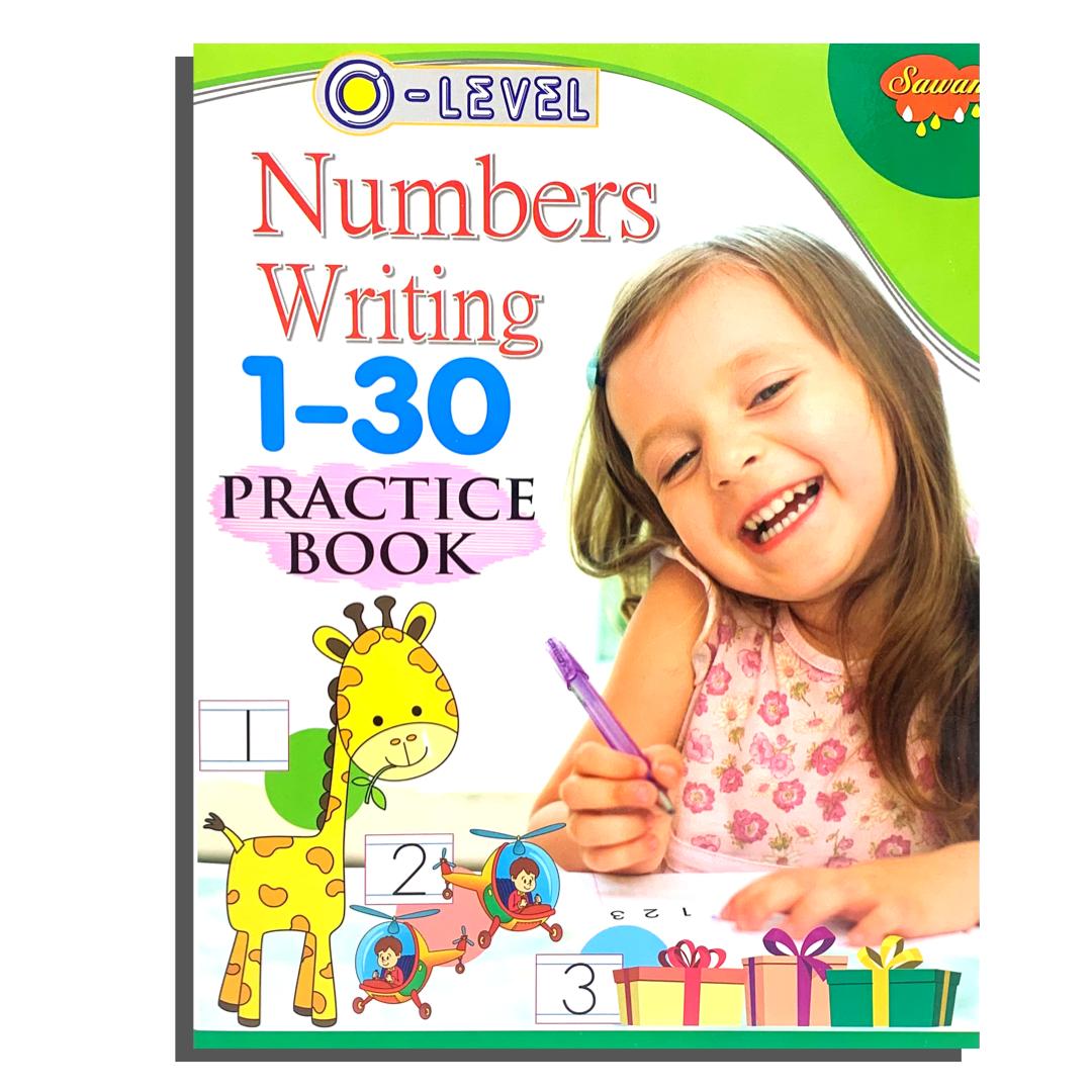 كتاب تدريبي لكتابة الأعداد من المستوى O 1 - 30