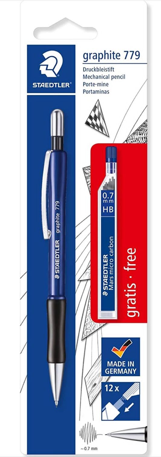 Staedtler Mechanical Pencil Graphite 779 Size 0.7 || قلم رصاص ميكانيكي ستدلر ٧٧٩ مقاس ٠.٧