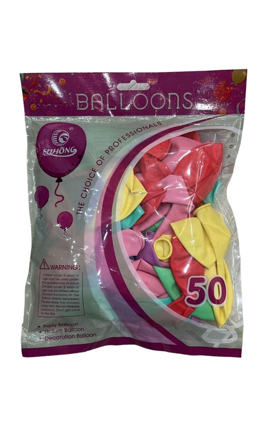 Balloon Bag Pastel Colors 50 || كيس بالونات ٥٠ حبة الوان باستيل