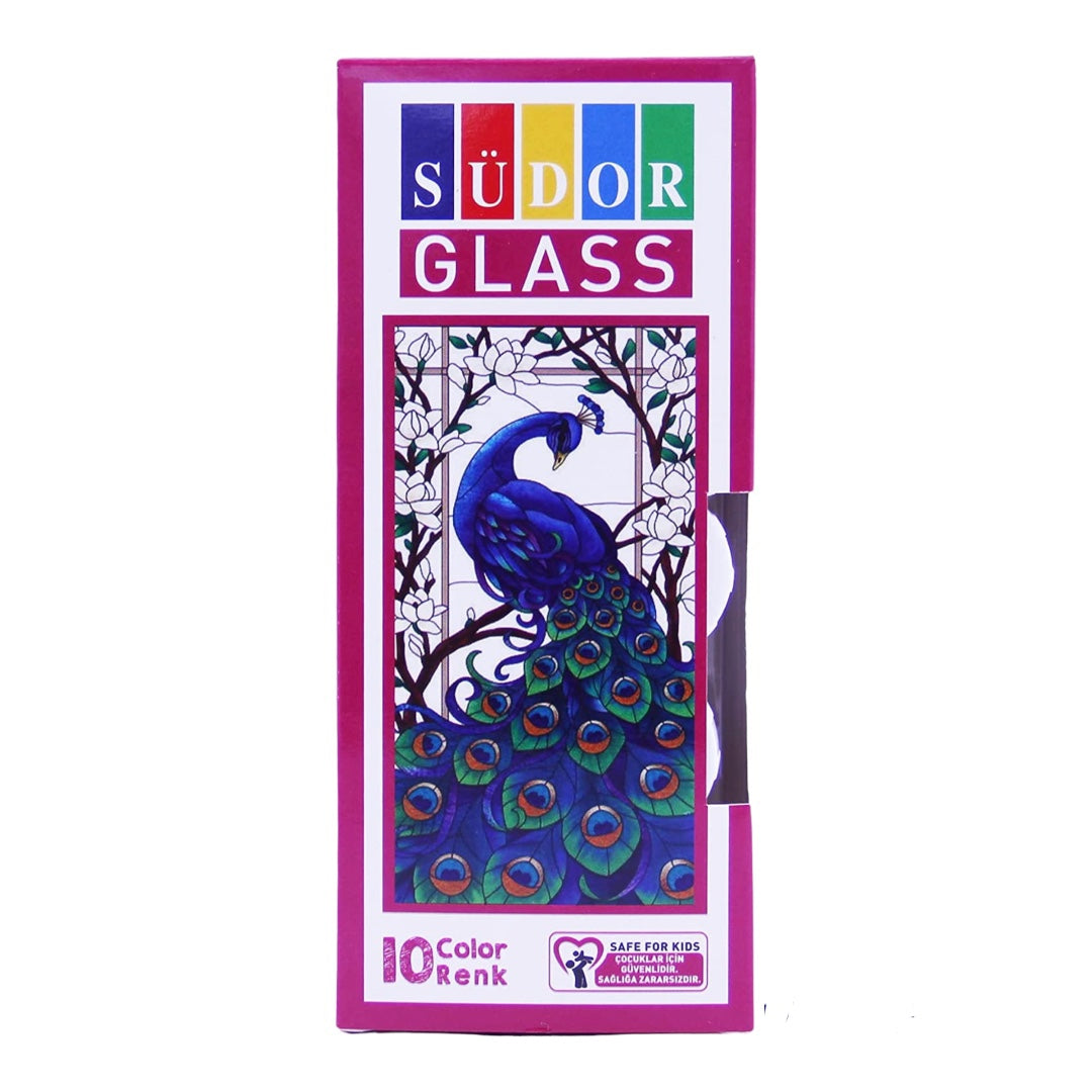 Sudoor Monalisa Glass 10 Colors 15 ml Paint || الوان زجاج موناليزا سودور ١٠ لون حجم ١٥ مل