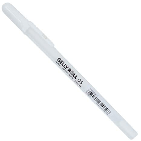 gelly roll white pen