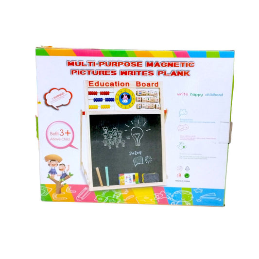 Educational White and Black Board || لوحة طباشير تعليمية بلاك بورد و وايت بورد مع عداد و ادوات