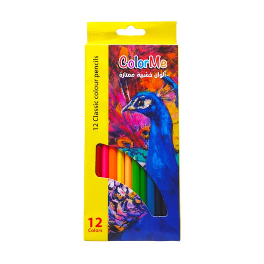 A&T Color Me 12 Classic Color Pencils || الوان خشبية ممتازة كولور مي ١٢ لون