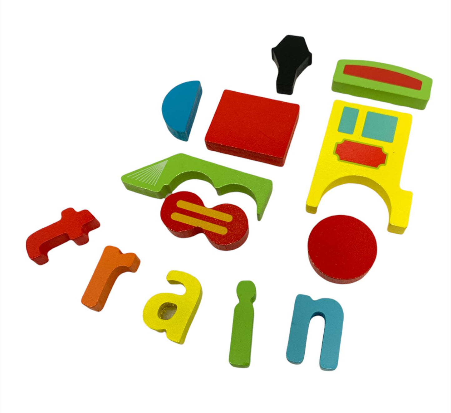Train Puzzle || بازل تعليمي انجليزي شكل قطار
