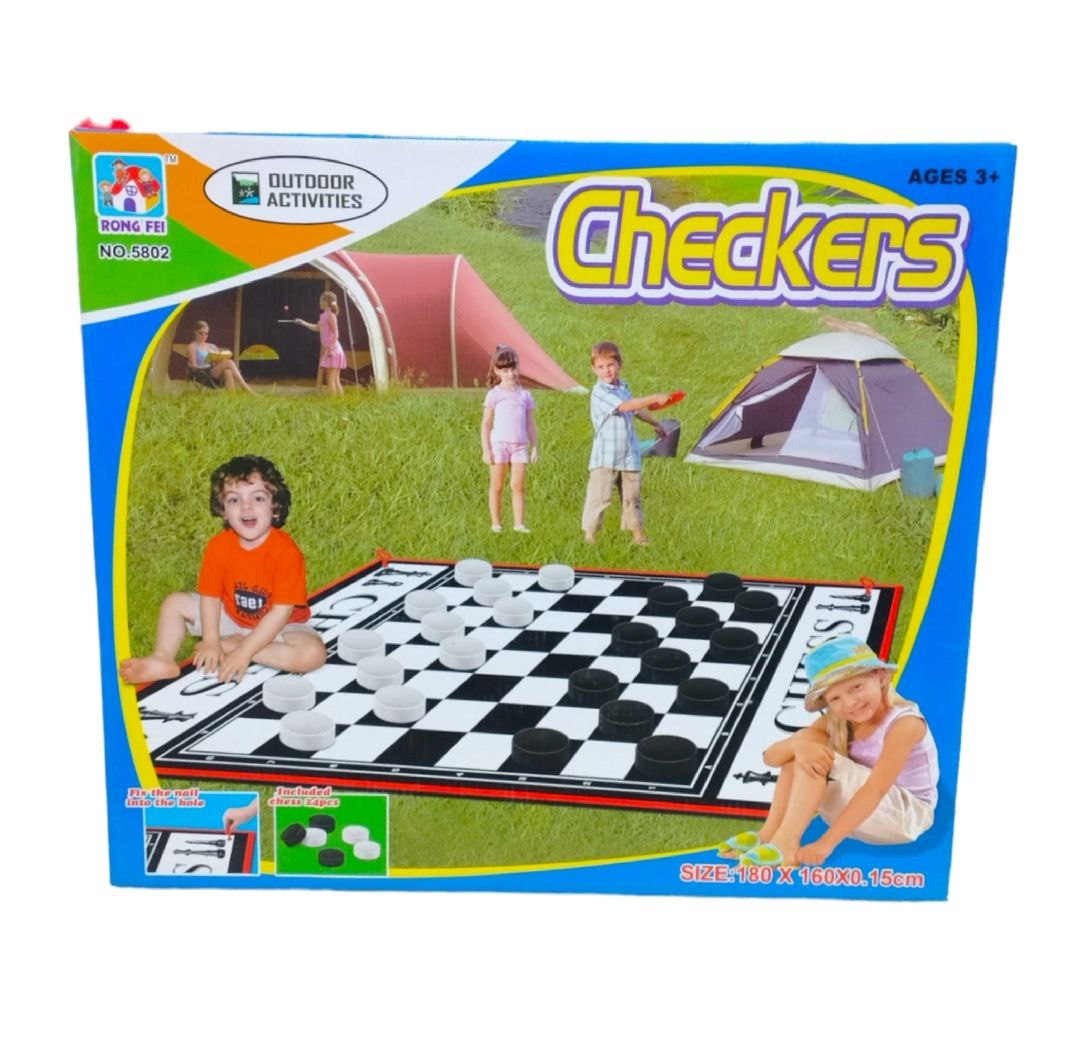 Checkers Outdoor Board Game || لعبة مفرش