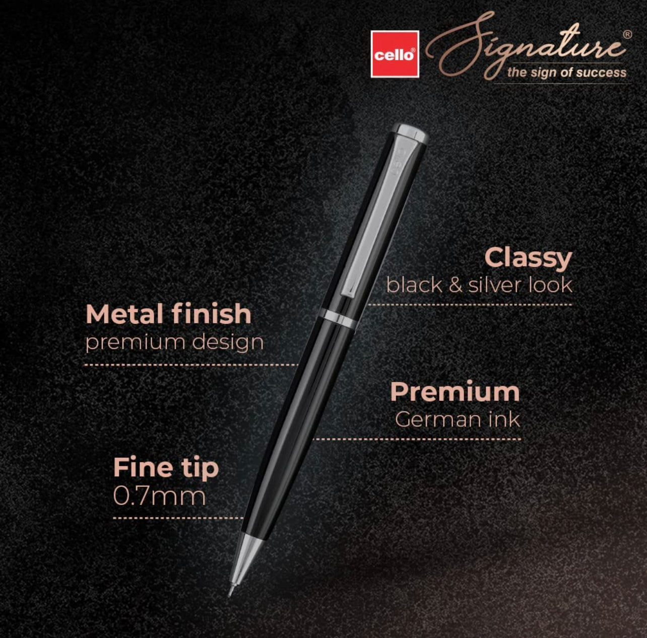 Cello Signature Ethos Ball Pen || قلم سيلو ايثوس – Maktabakw