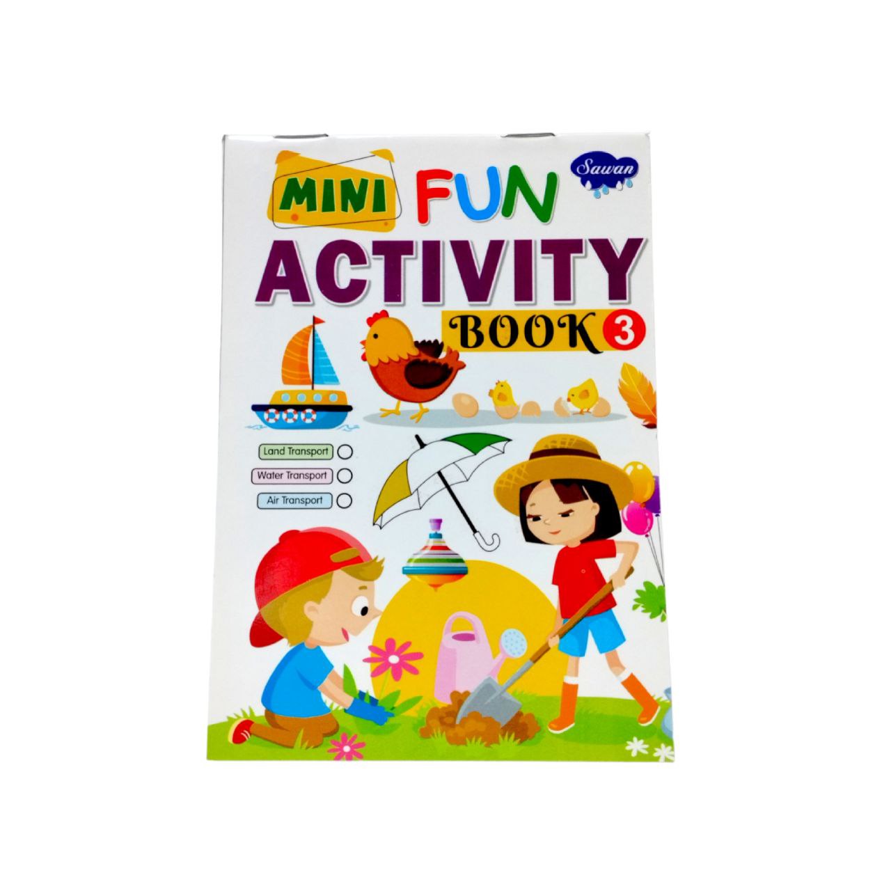 Mini Fun Activity Book 3 || دفتر نشاطات اطفال انجليزي ٣
