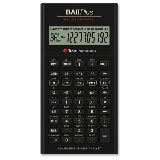 Texas Instruments BA II Plus Professional Financial Calculator