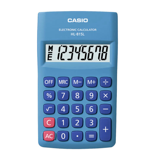 Casio 8 Digit Blue  Calculator || اله حاسبة كاسيو زرقاء
