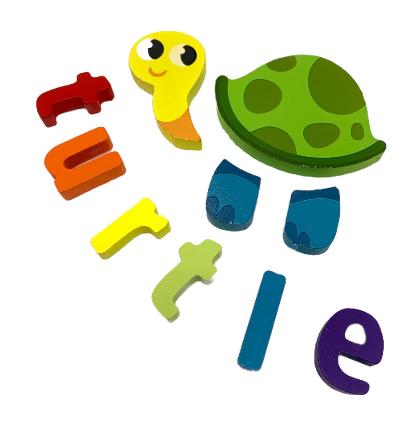 Turtle Puzzle || بازل تعليمي انجليزي شكل سلحفاة
