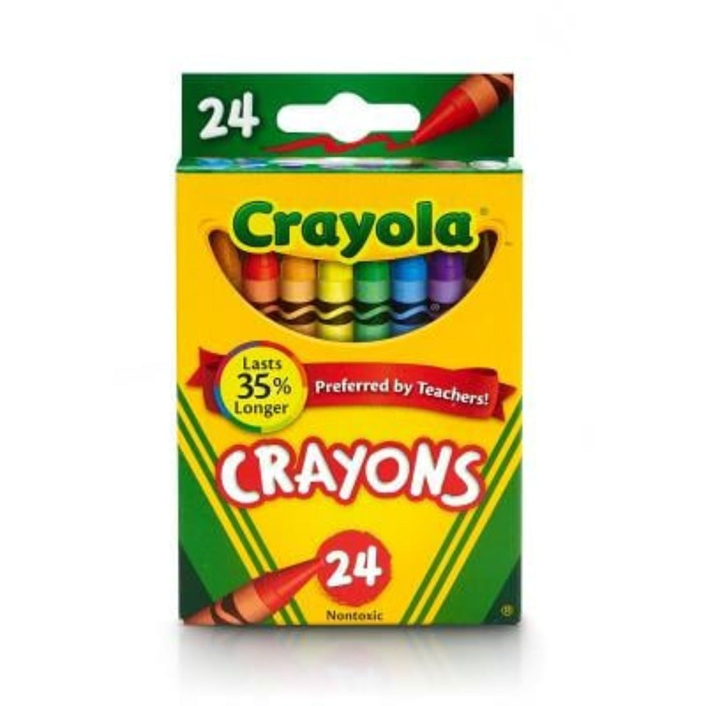 Crayola 24 Color Crayons || الوان شمعية كرايولا ٢٤ لون