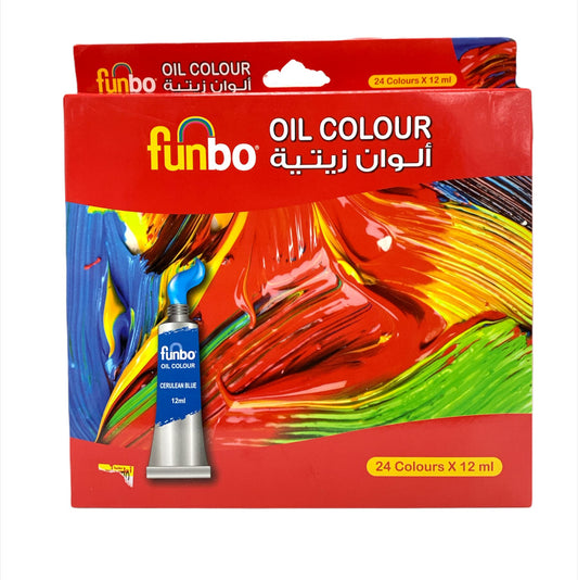 Funbo Oil Color Set || مجموعة الوان فنبو زيتية