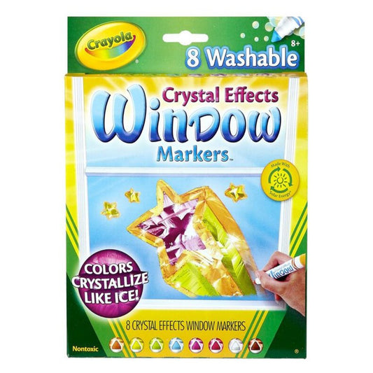 Crayola Window Markers 8 Colors || الوان كرايولا ويندو ماركرز ٨ لون