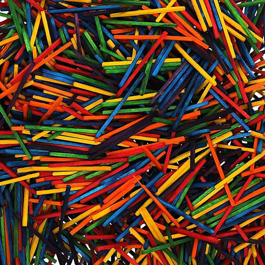 Colored Wooden Sticks || اعواد خشب