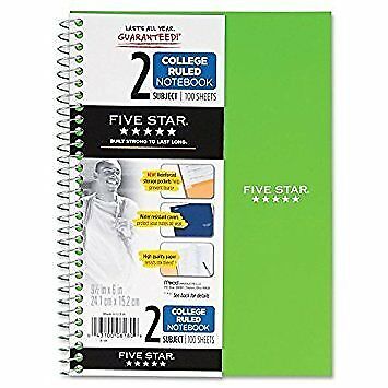 five star notebook 2 subject