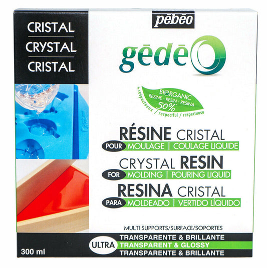 Pebeo Gedeo Bio-Based Crystal Resin Kits 300 ml || ريزن كريستال بيبيو شفاف 300 مل