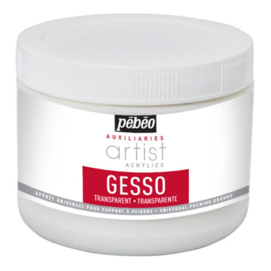 Pebeo Transperant Gesso 500 ml || جيسو بيبيو شفاف 500 مل