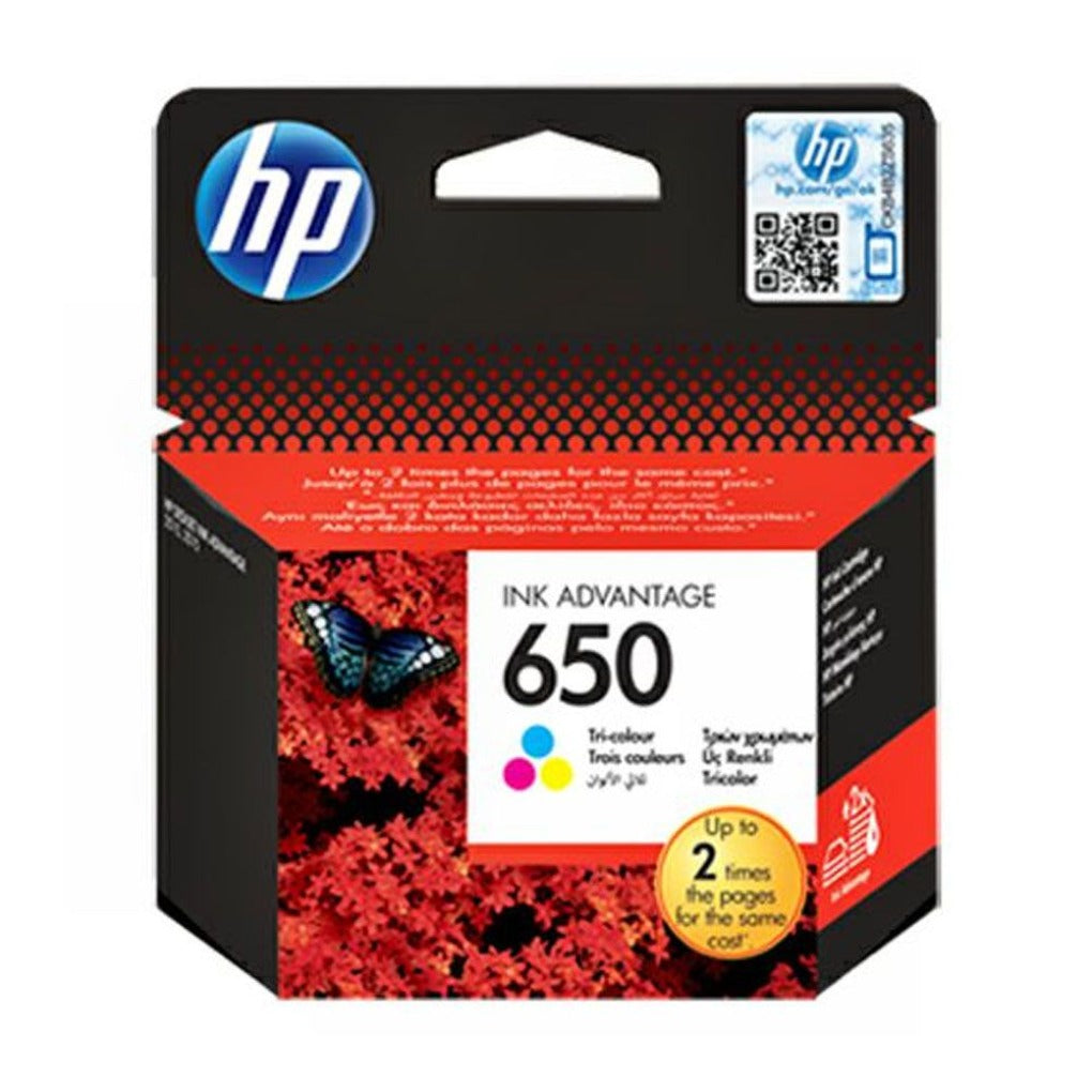 HP printer ink 650 Color || حبر طابعه HP 650 ملون